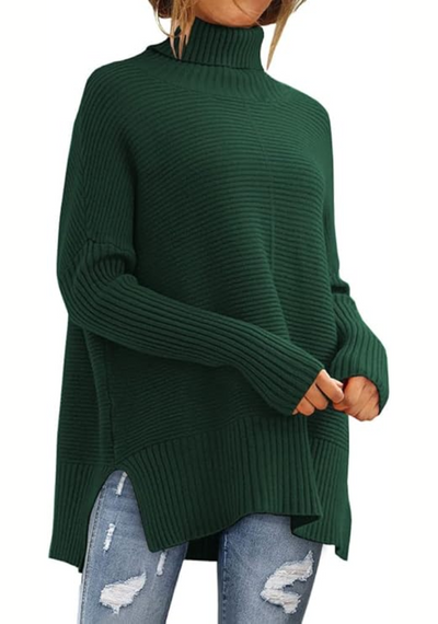 Beatrice | Elegant High-Necked Jumper