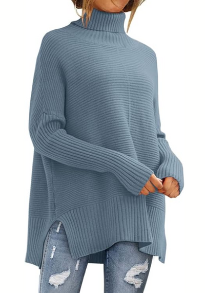 Beatrice | Elegant High-Necked Jumper