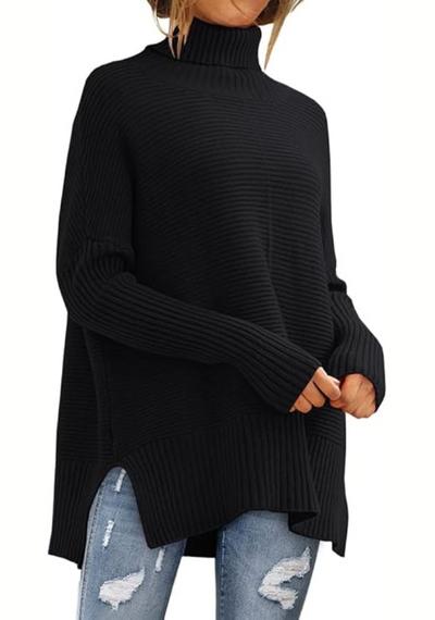 Beatrice | Elegant High-Necked Jumper