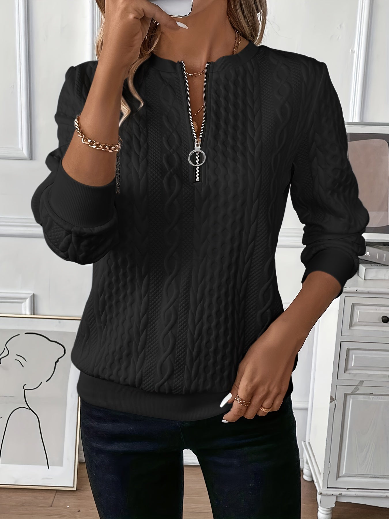 Florence | Stylishly Stitched Pullover