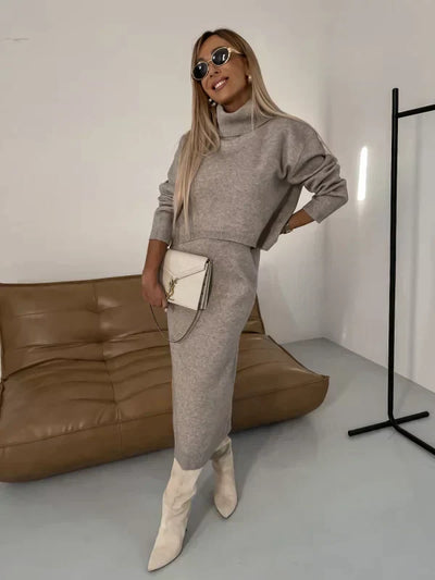 Olivia | Comfortabele knit set
