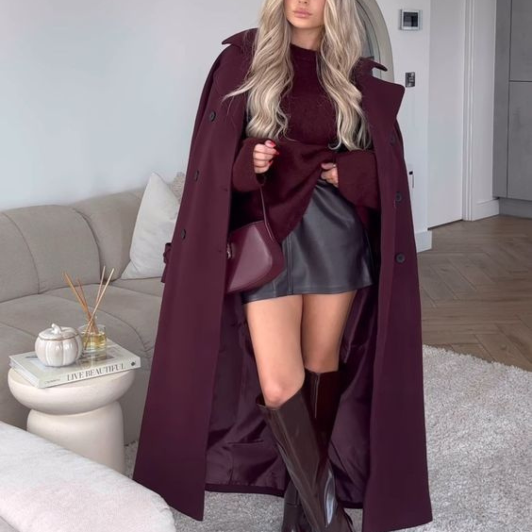 Romee | Classy Burgundy Jas