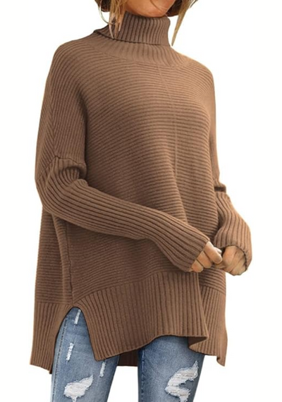 Beatrice | Elegant High-Necked Jumper