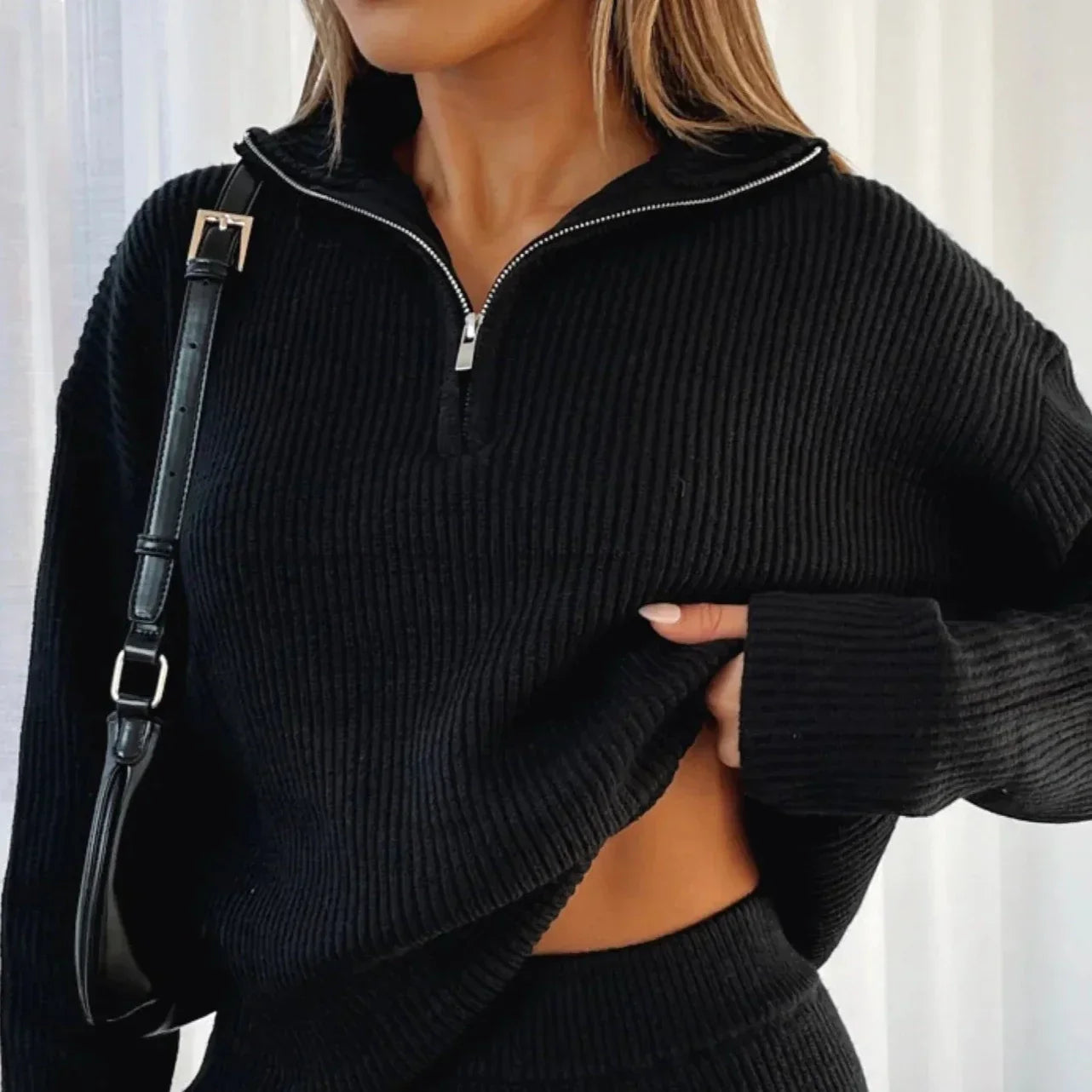 Mary | The Essentiel Half Zip Set