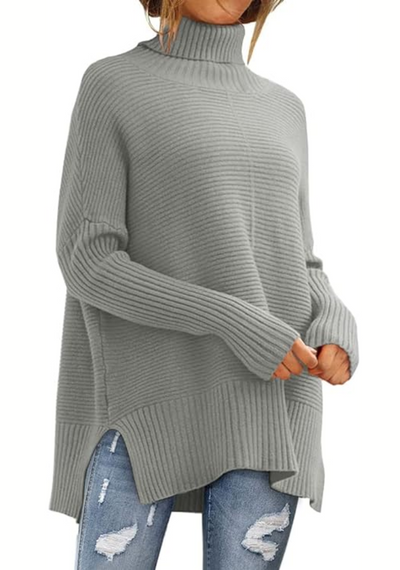 Beatrice | Elegant High-Necked Jumper