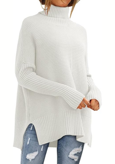 Beatrice | Elegant High-Necked Jumper