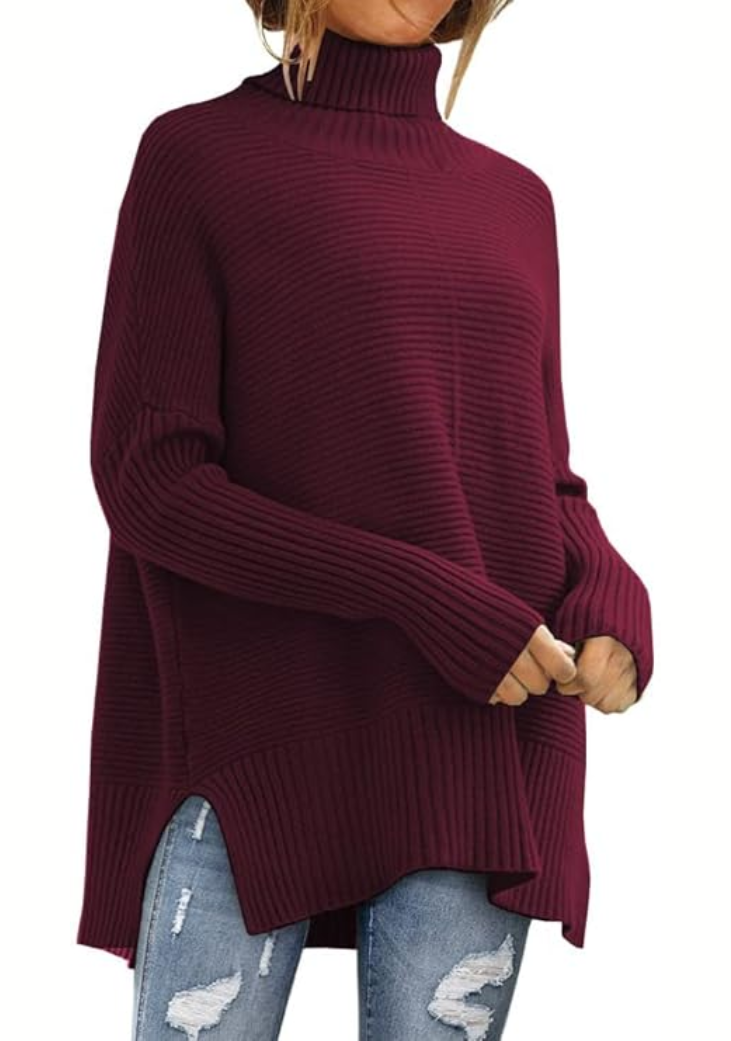 Beatrice | Elegant High-Necked Jumper