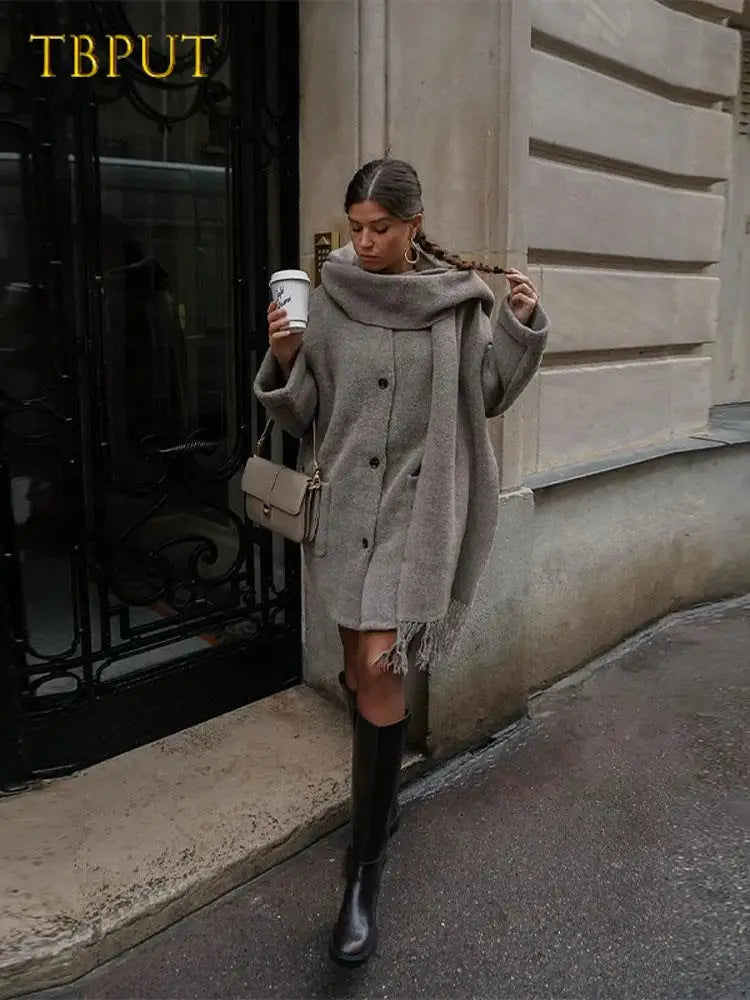 Melanie II | The Essentiel Scarf Coat