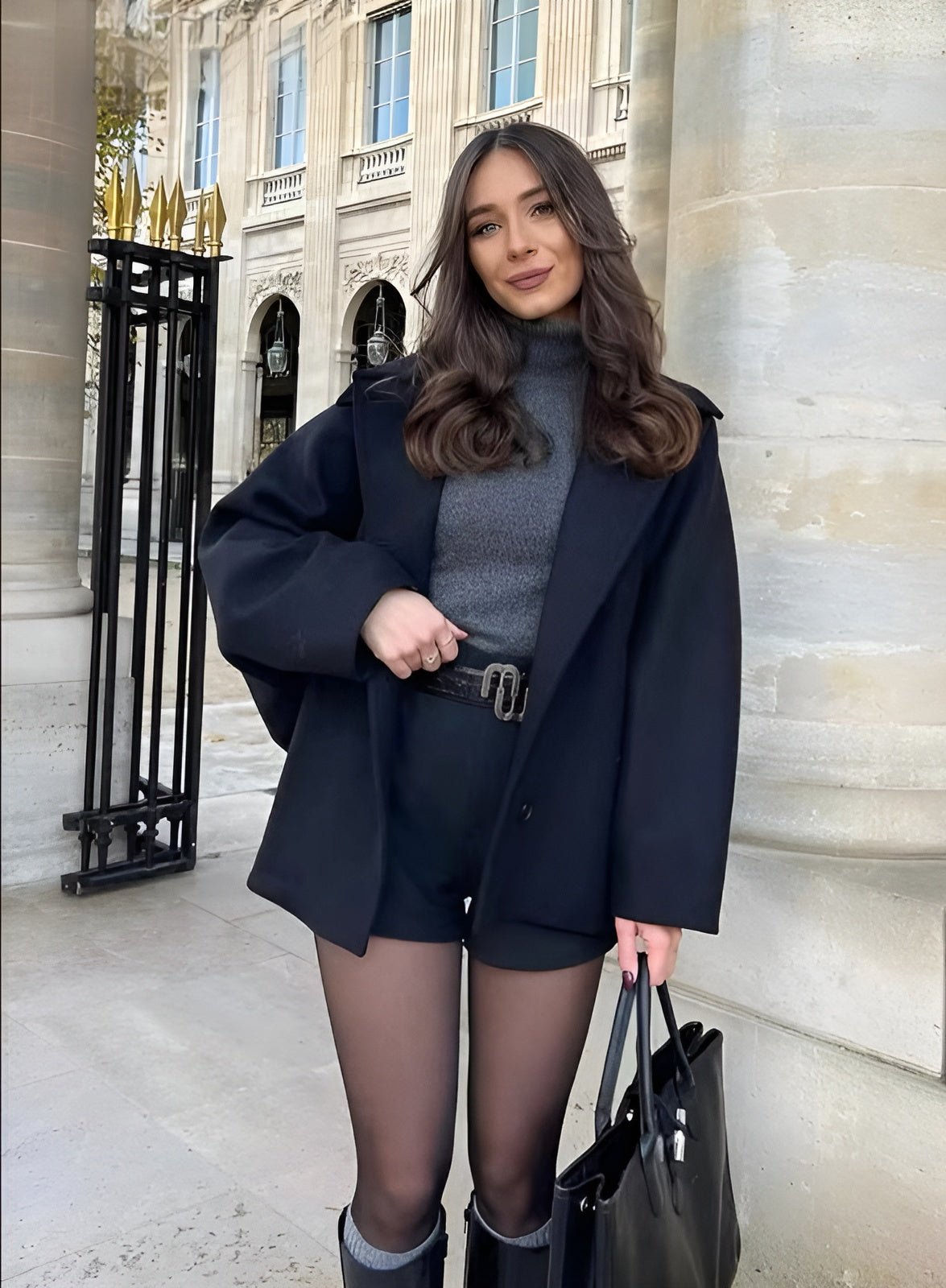 Lizzy | Trendy Oversized Wool Coat