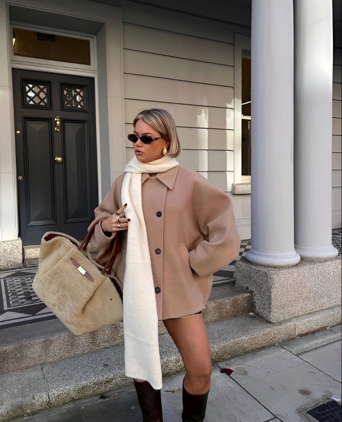 Lizzy | Trendy Oversized Wool Coat
