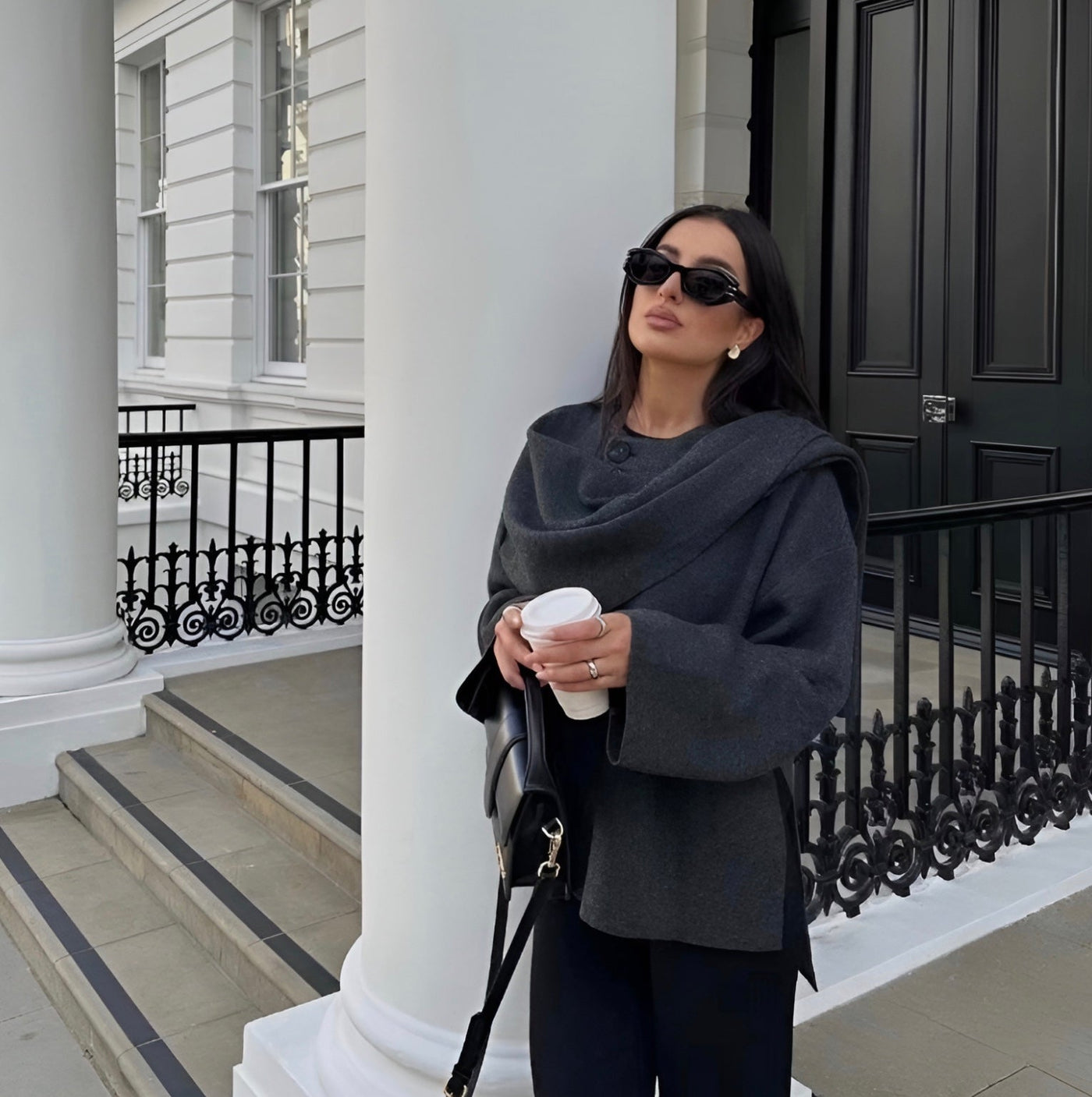 Elif | Classy Cape Coat