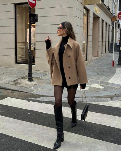 Lizzy | Trendy Oversized Wool Coat