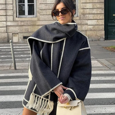 Melanie | The Essentiel Scarf Coat