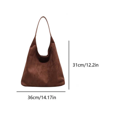Selena | Suede Tote Bag