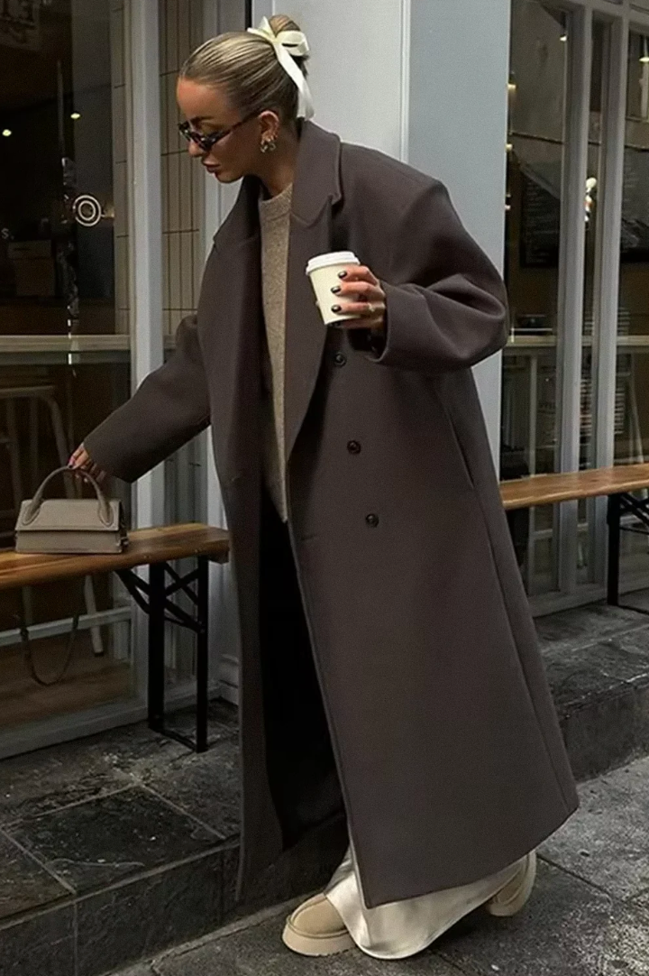 Louise | Long Size Chique Coat