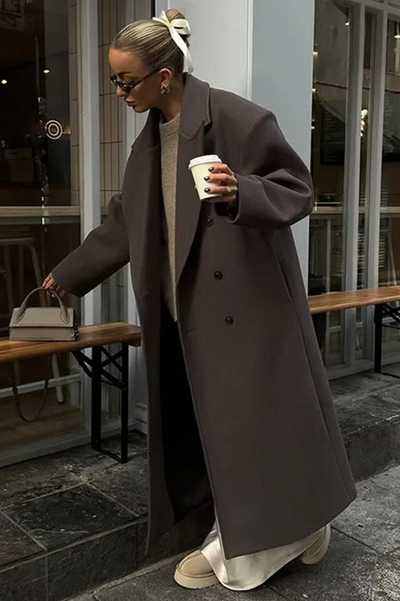 Louise | Long Size Chique Coat