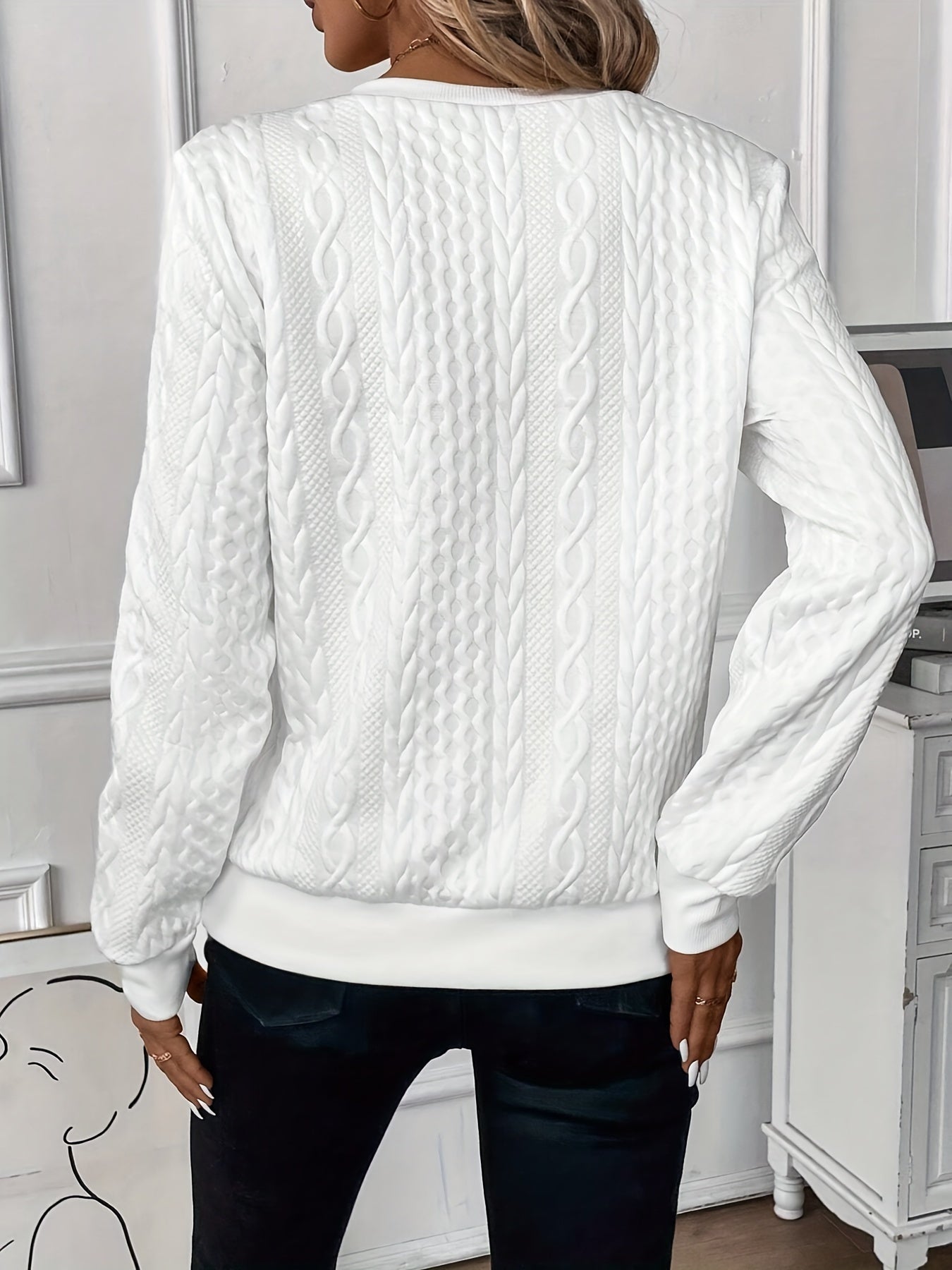 Florence | Stylishly Stitched Pullover